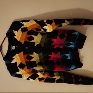 Melissa Burke cardigan sweater sz M